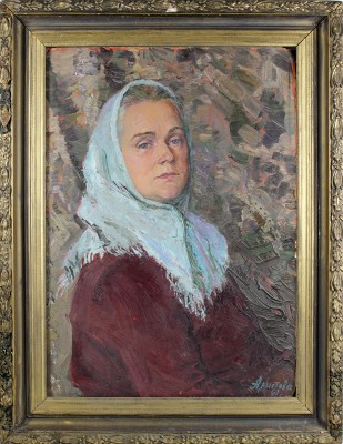 Аристова Ирина Фёдоровна. Портрет матери Ольги Матвеевны Аристовой 